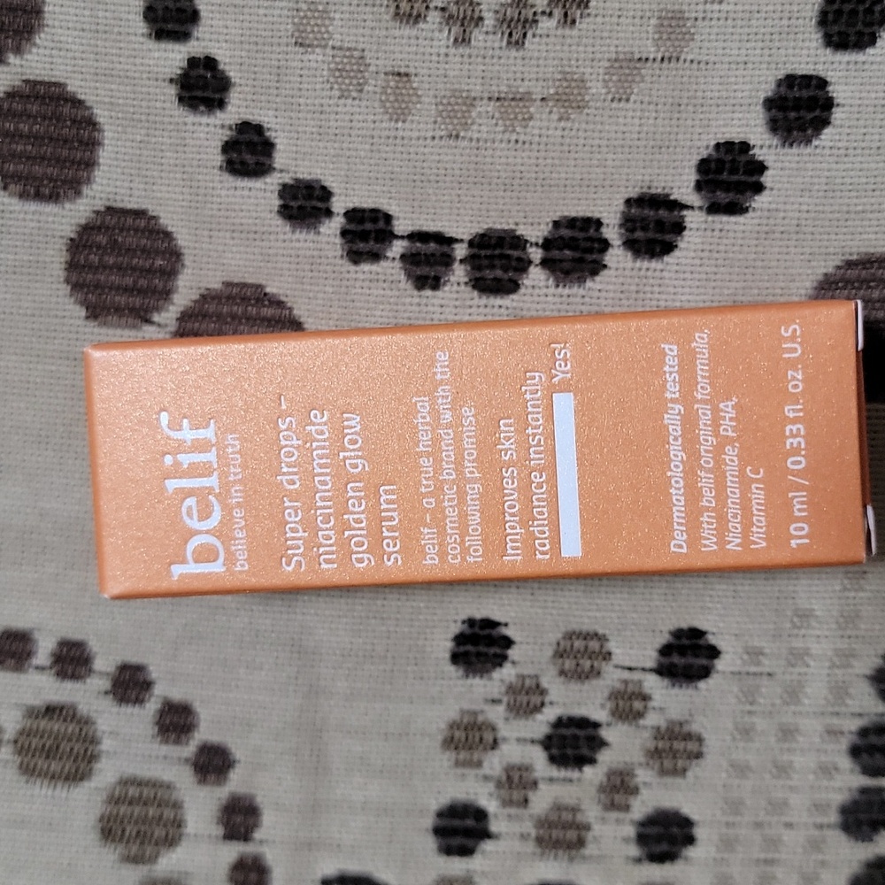 Belif super drops macinamide golden glow serum 10 ml